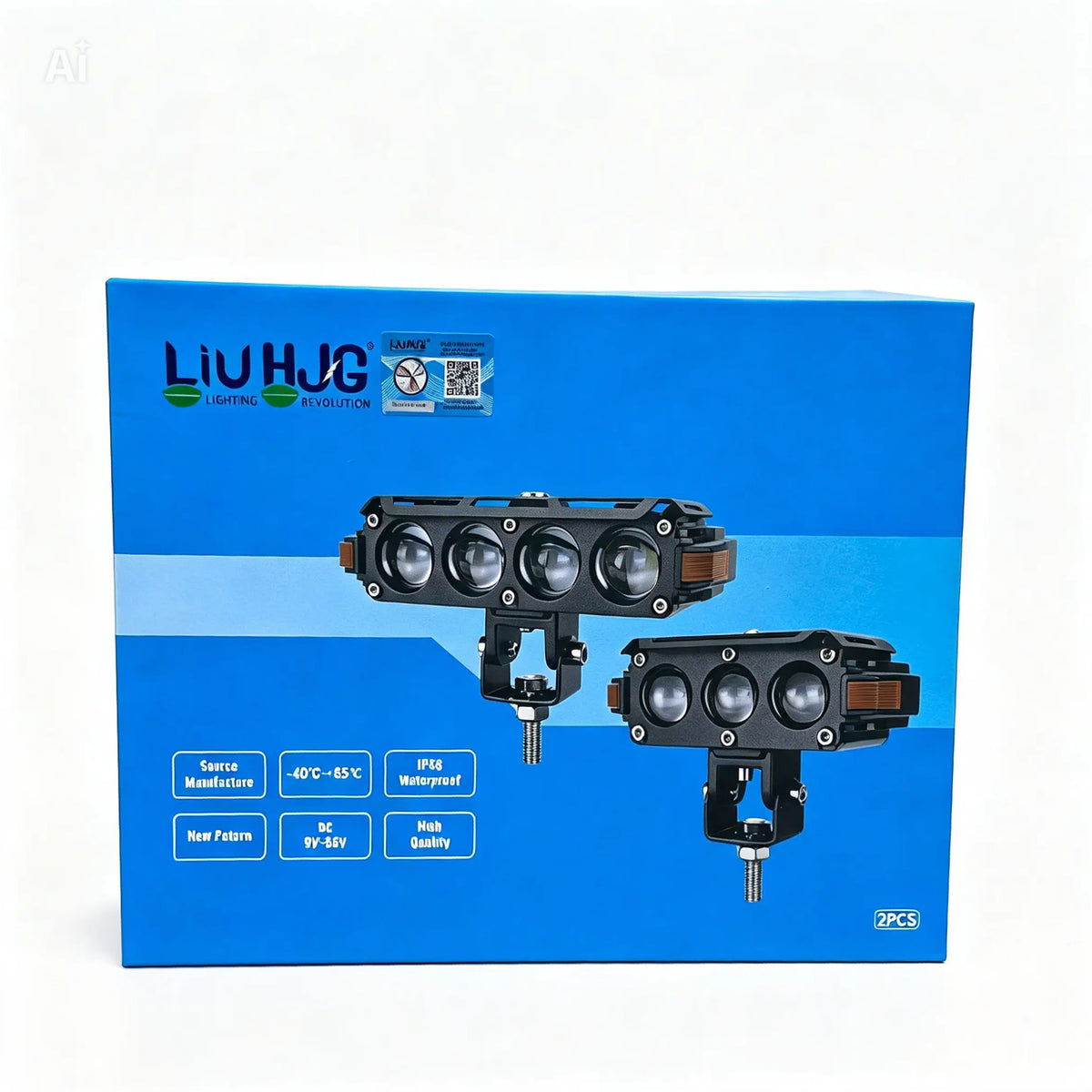 4 LED Projector Light White/Yellow - HJG