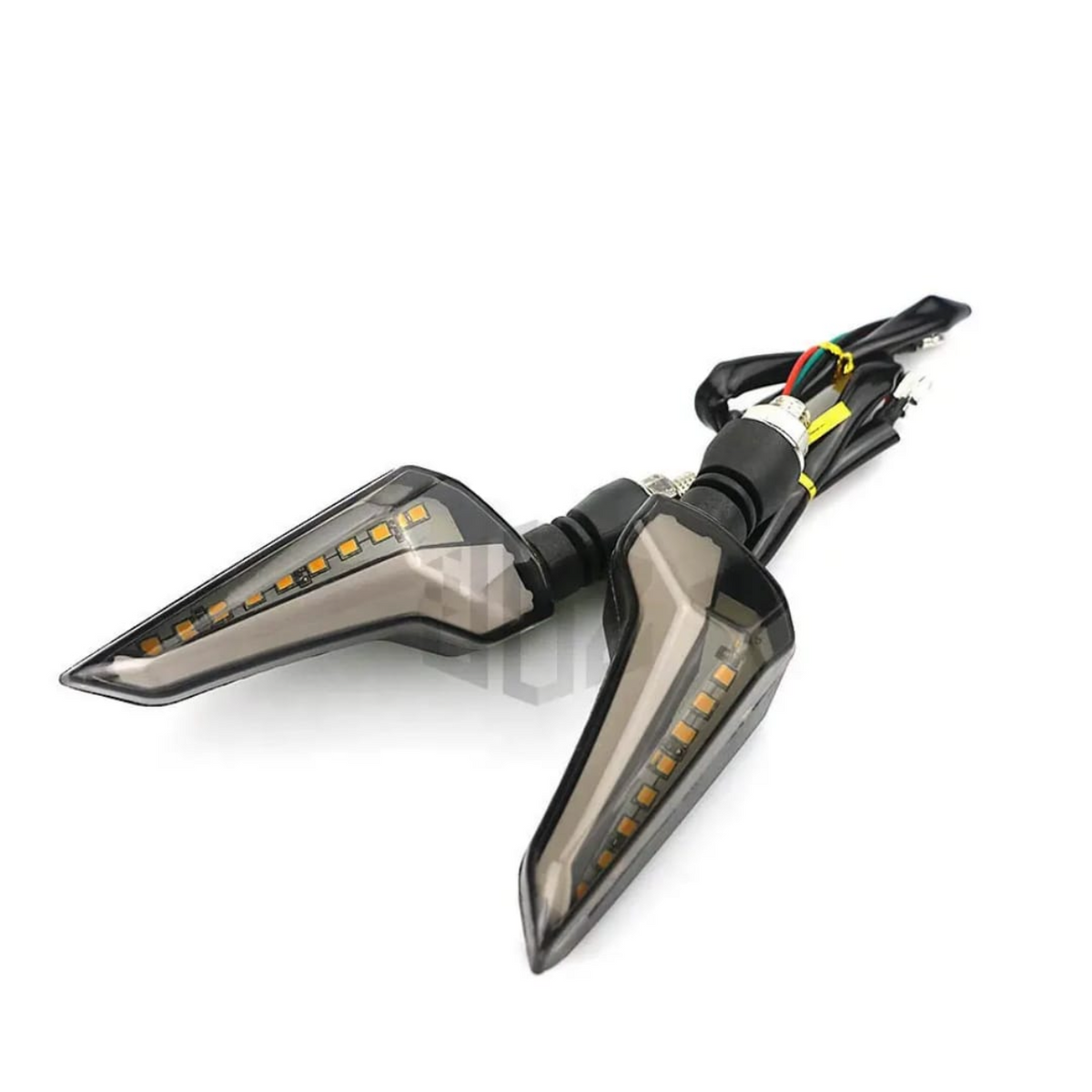 Motorcycle LED Indicators - Blue/Red/White DRL 4pcs