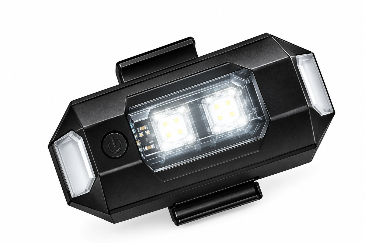 Universal Rechargeable Aircraft Light with Mounting & Mini Cable