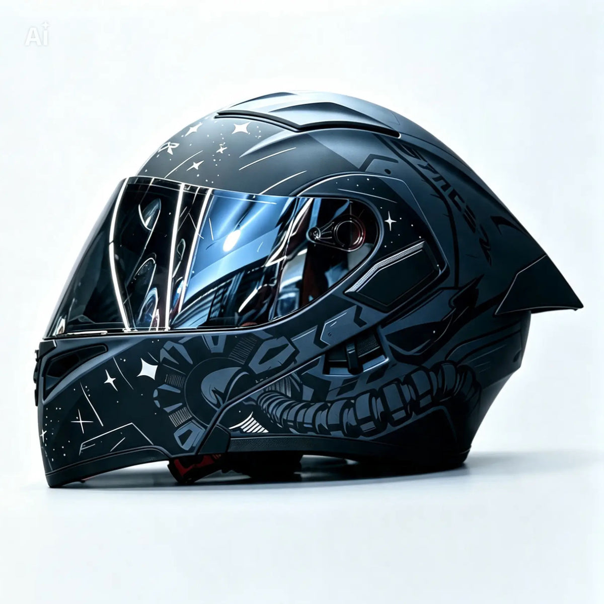 Vector Helmet 254 prime flipup space blue Graphic