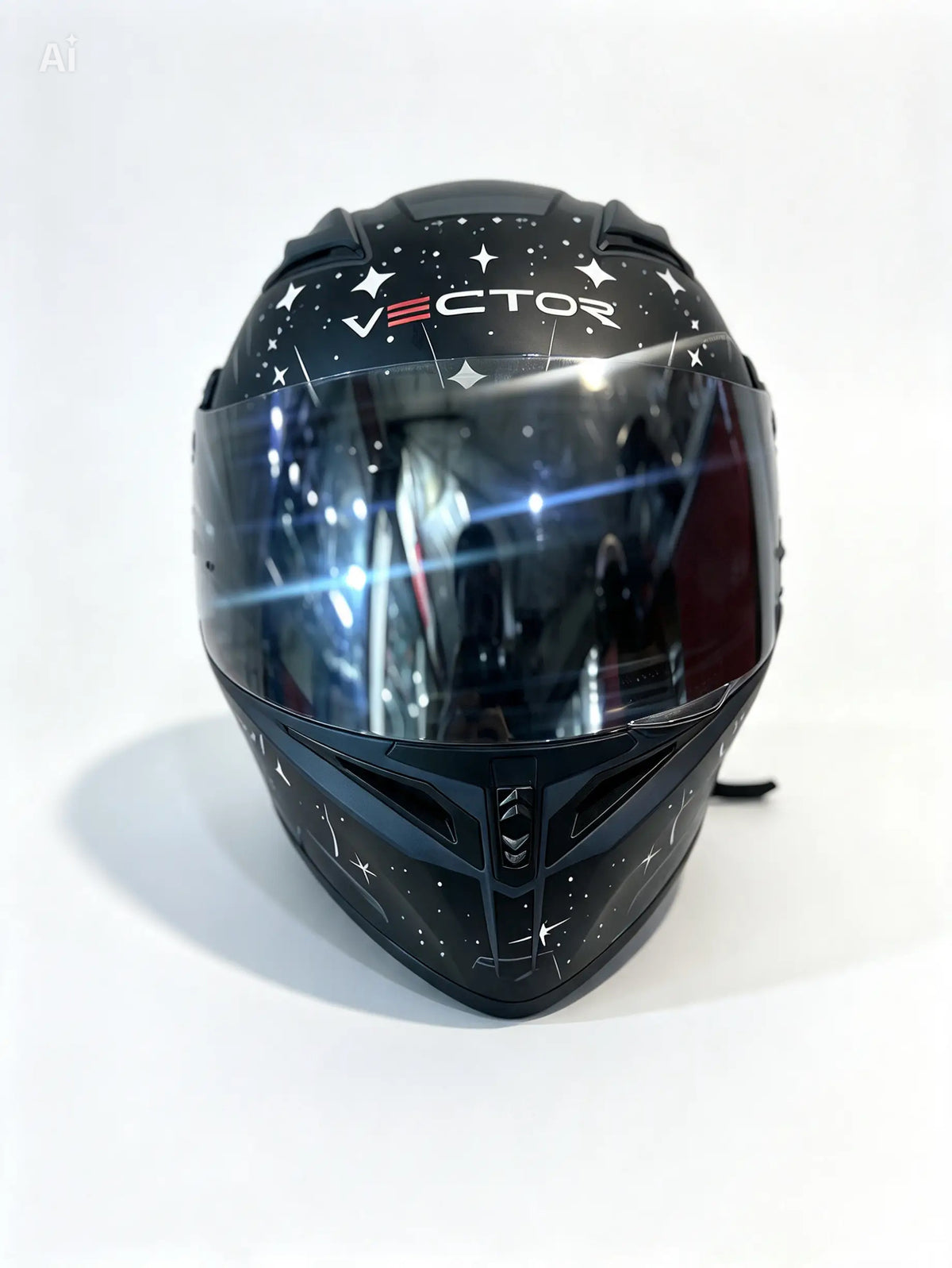 Vector Helmet 254 prime flipup space blue Graphic
