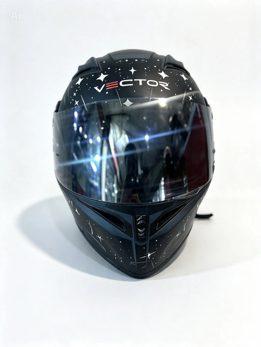 Vector Helmet 254 prime flipup space blue Graphic