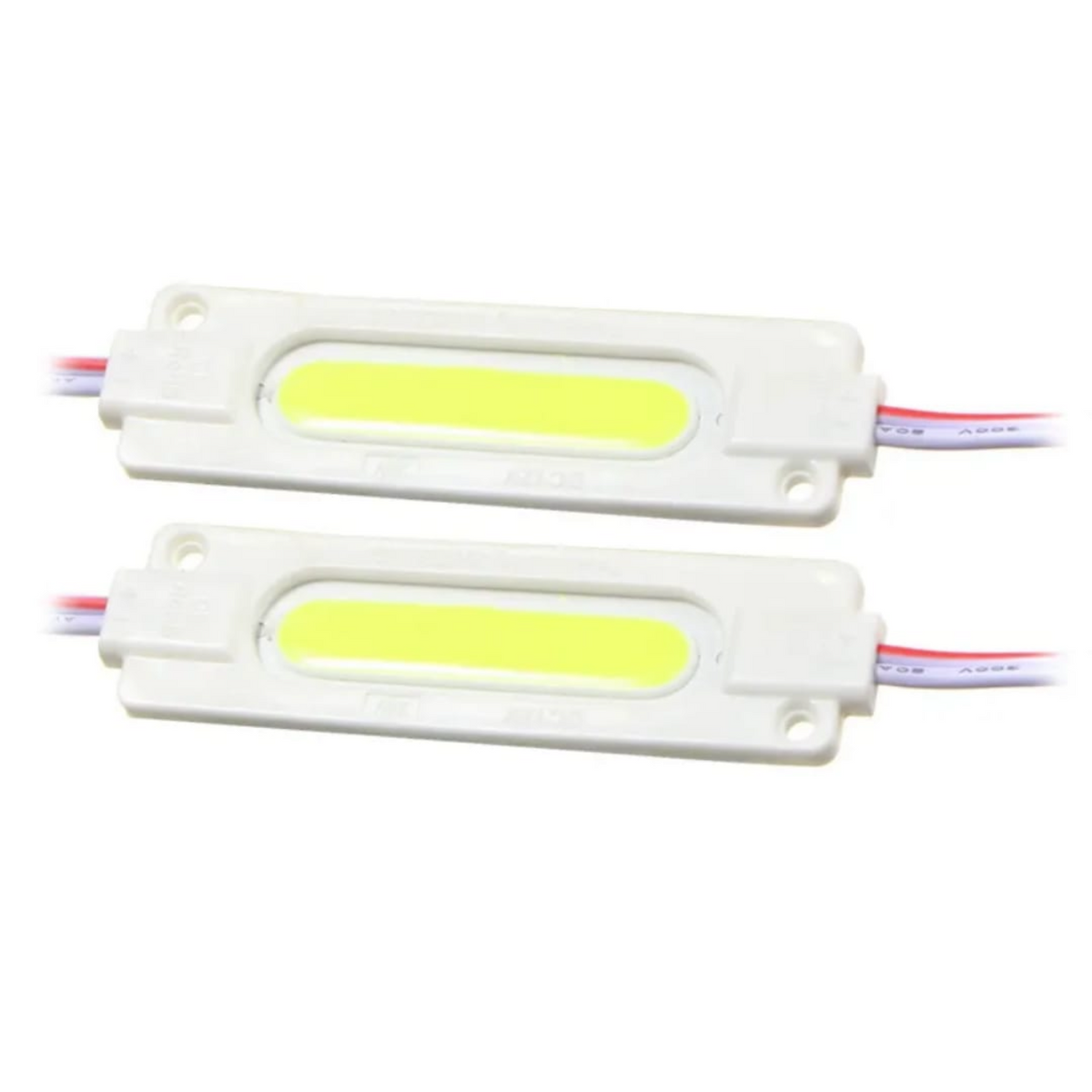 White Flashing Light Pair 2 pcs