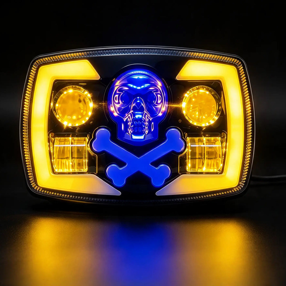 Skull panel 4x6 for CD70 and CG125