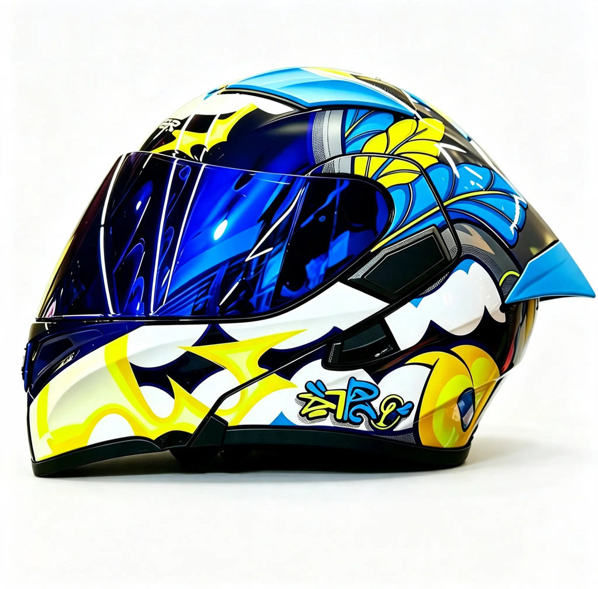Vector Helmet 254 prime flipup funky graphic