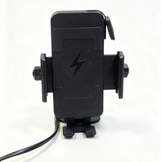 Motorcycle wireless mobile holder charger