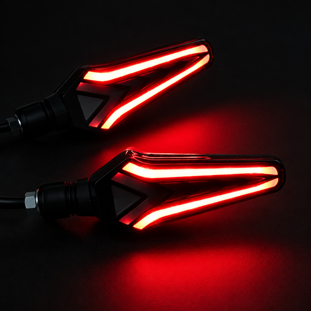Red & Blue DRL Running Indicators Pair 2 pcs