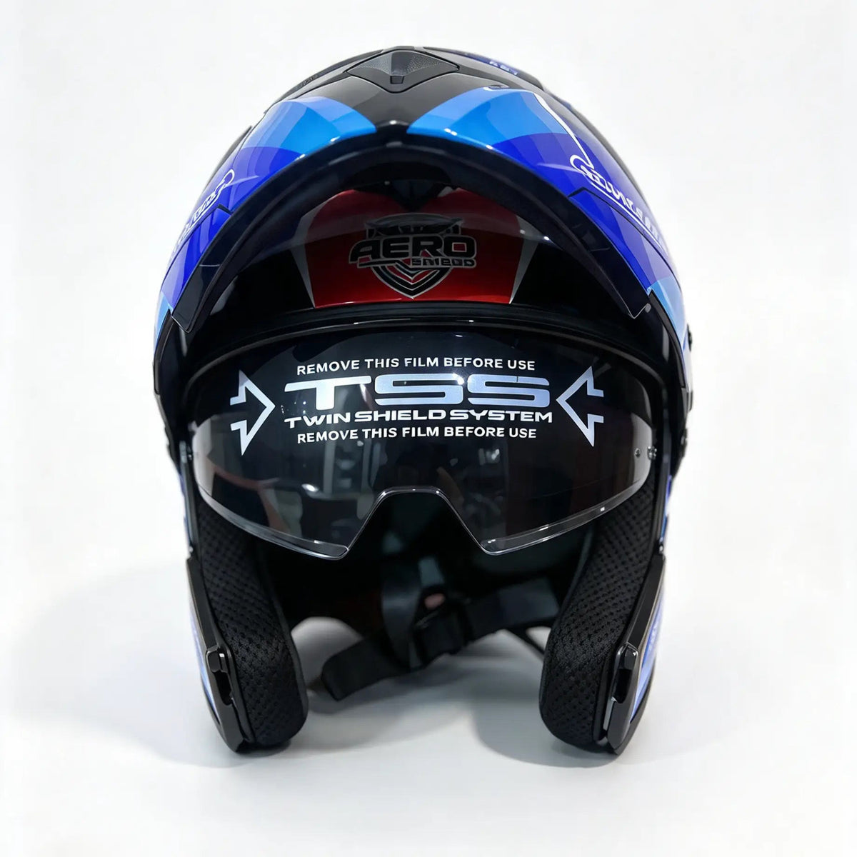 Aero / Vector style full-face motorcycle helmet