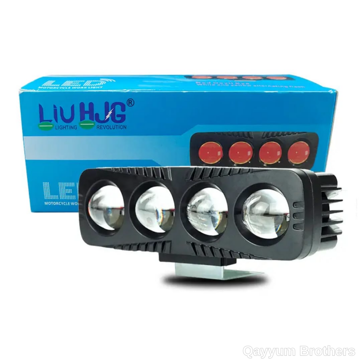 4 Lens Bar Light with Police Mode