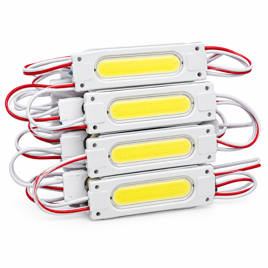 White Flashing Light Pair 2 pcs