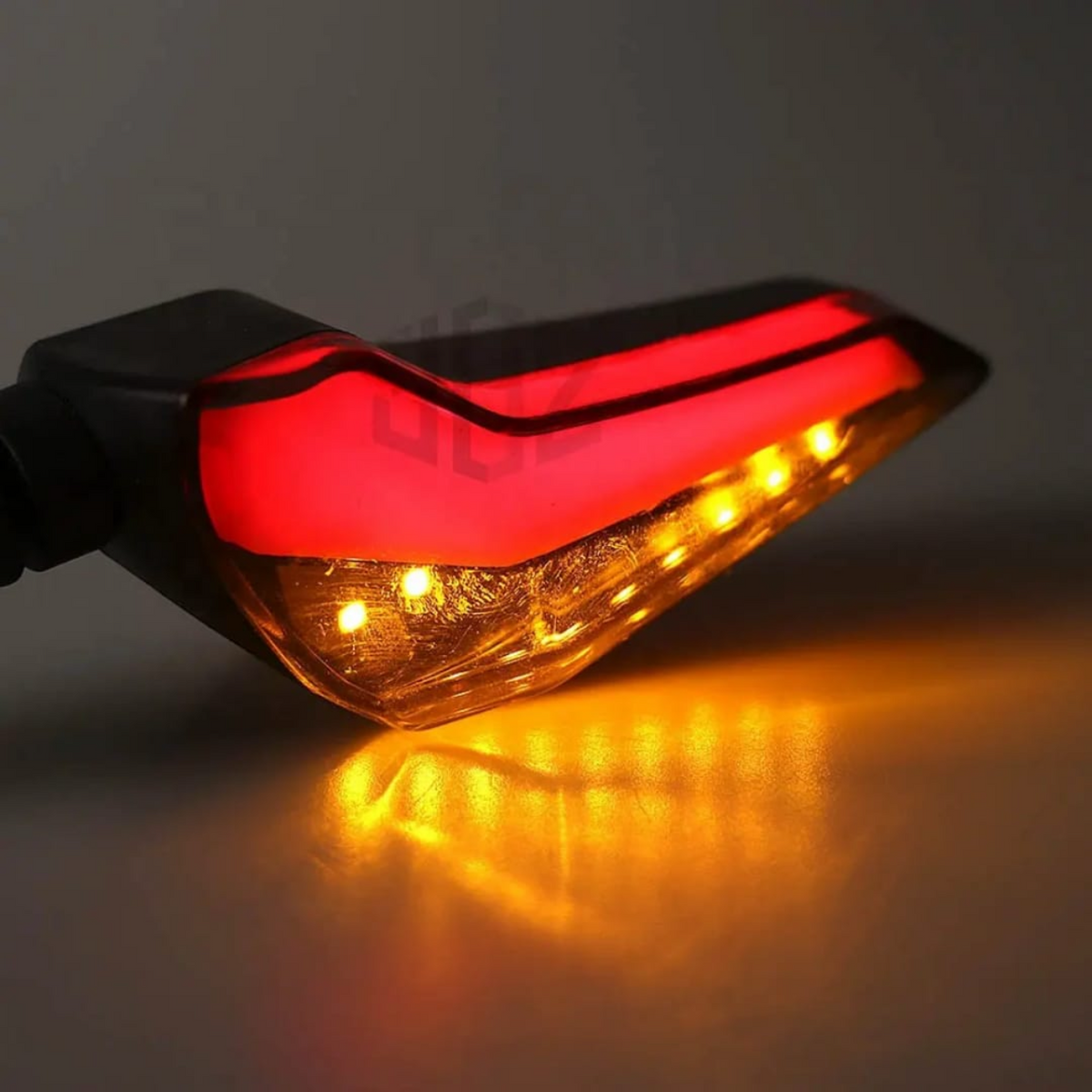 Motorcycle LED Indicators - Blue/Red/White DRL 4pcs
