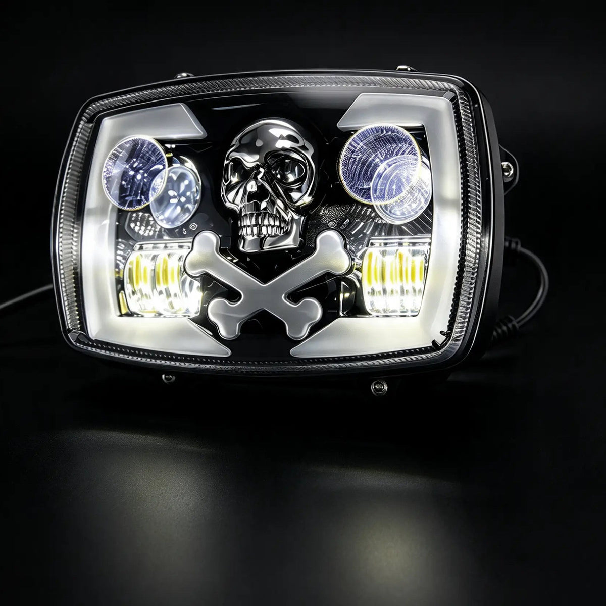 Skull panel 4x6 for CD70 and CG125