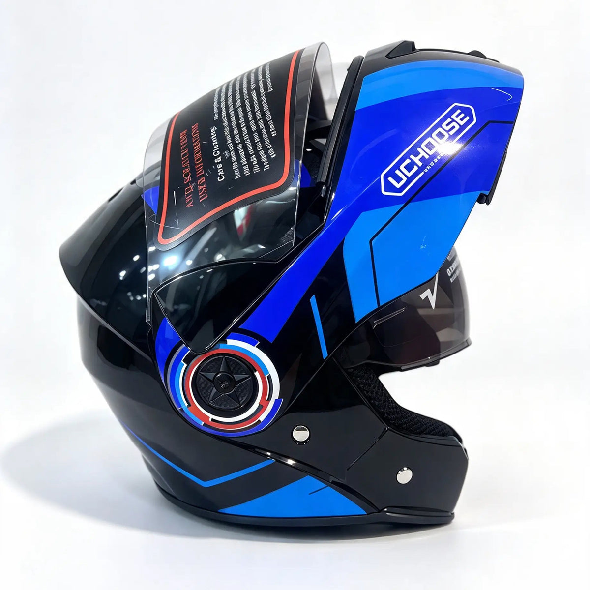 Aero / Vector style full-face motorcycle helmet
