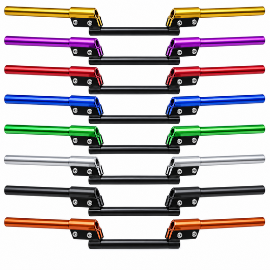 Motorbike 3pcs Handle Bar 7/8" 22MM Iron Universal