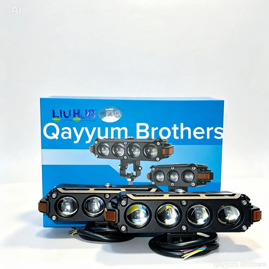 4 LED Projector Light White/Yellow - HJG