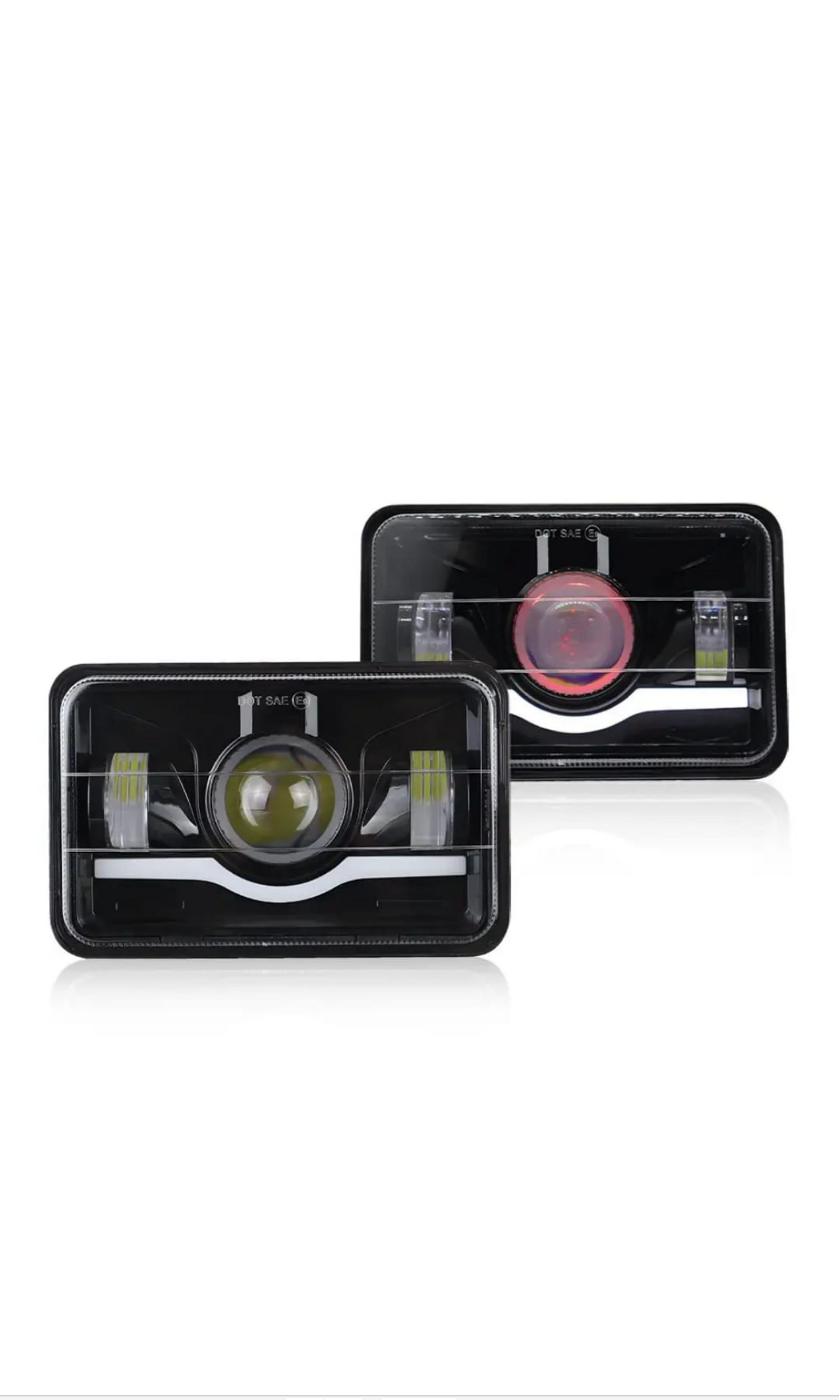 LED Headlight Panel 6x4 Inch - Bikes & Jeep