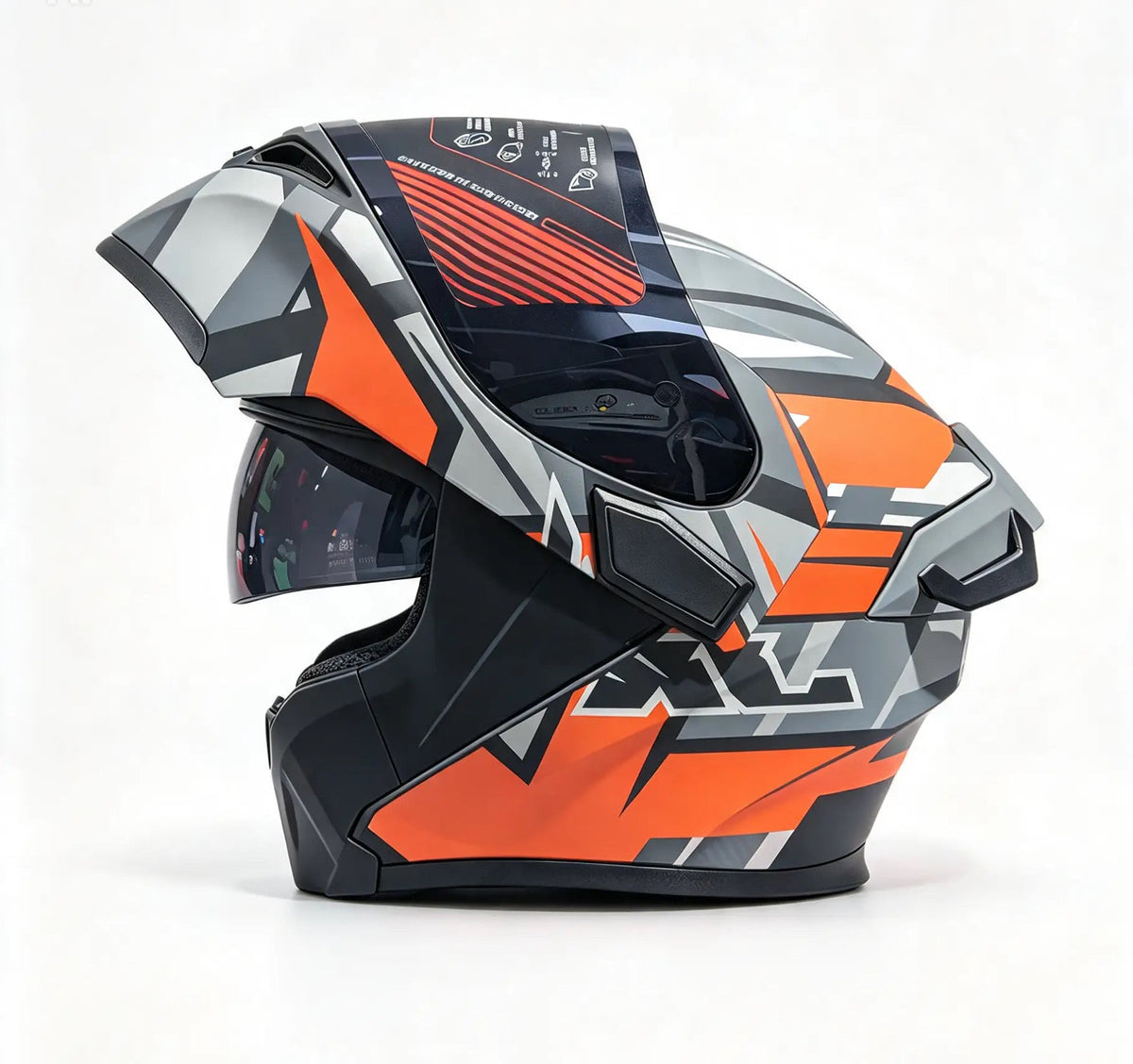 Jiekai 902 Orange/Grey Graphic