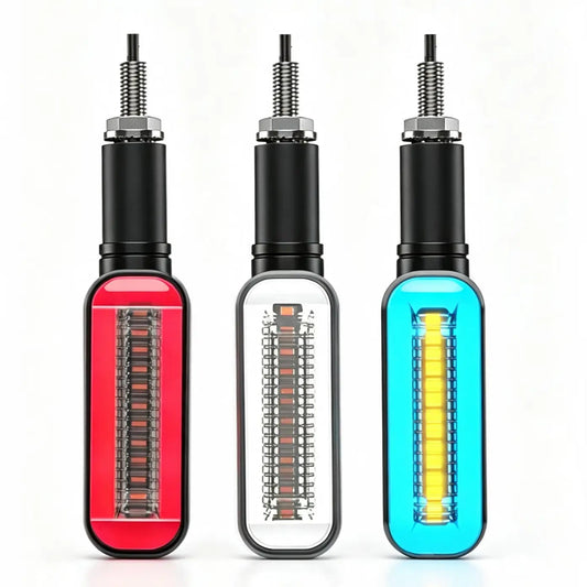 Motorcycle Universal LED Running Indicators - Square DRL 2pcs