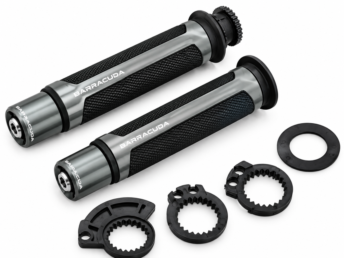 Barracuda Metal Rubber Imported Grips
