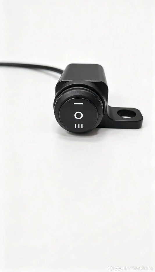1-in-2 Metal On/Off Button
