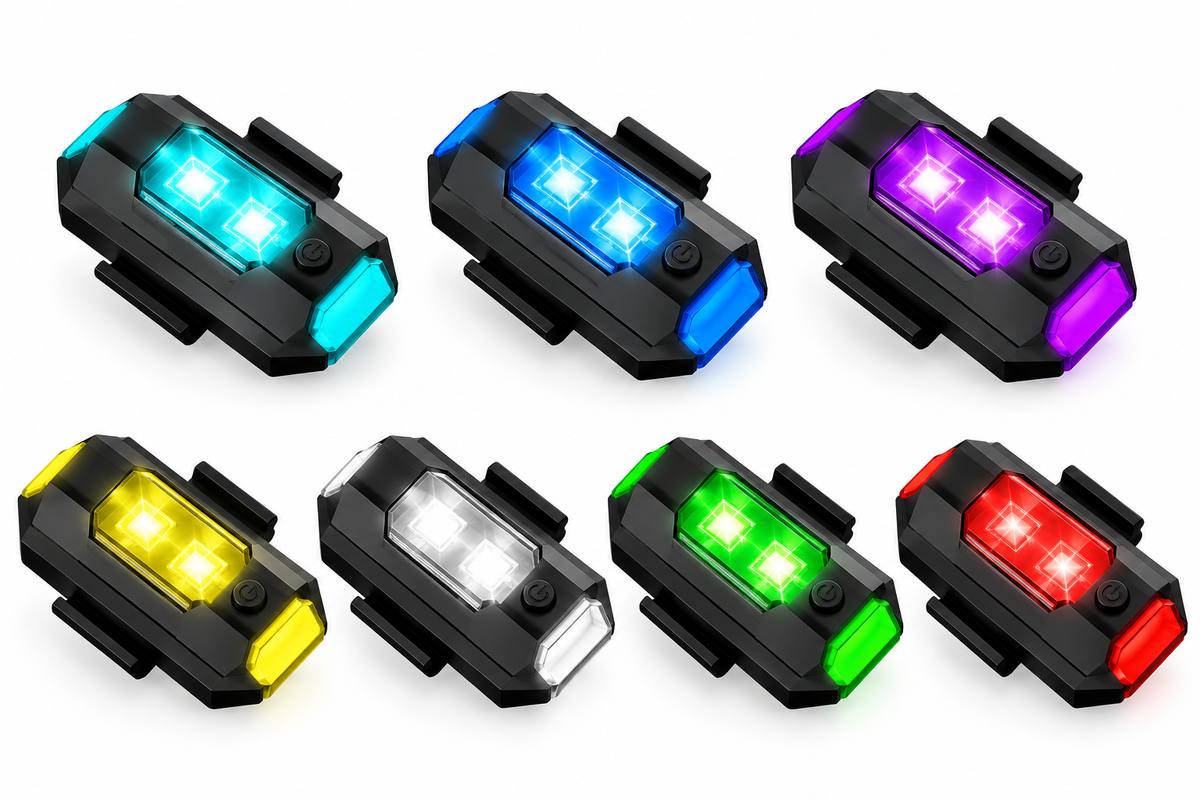 Universal Rechargeable Aircraft Light with Mounting & Mini Cable